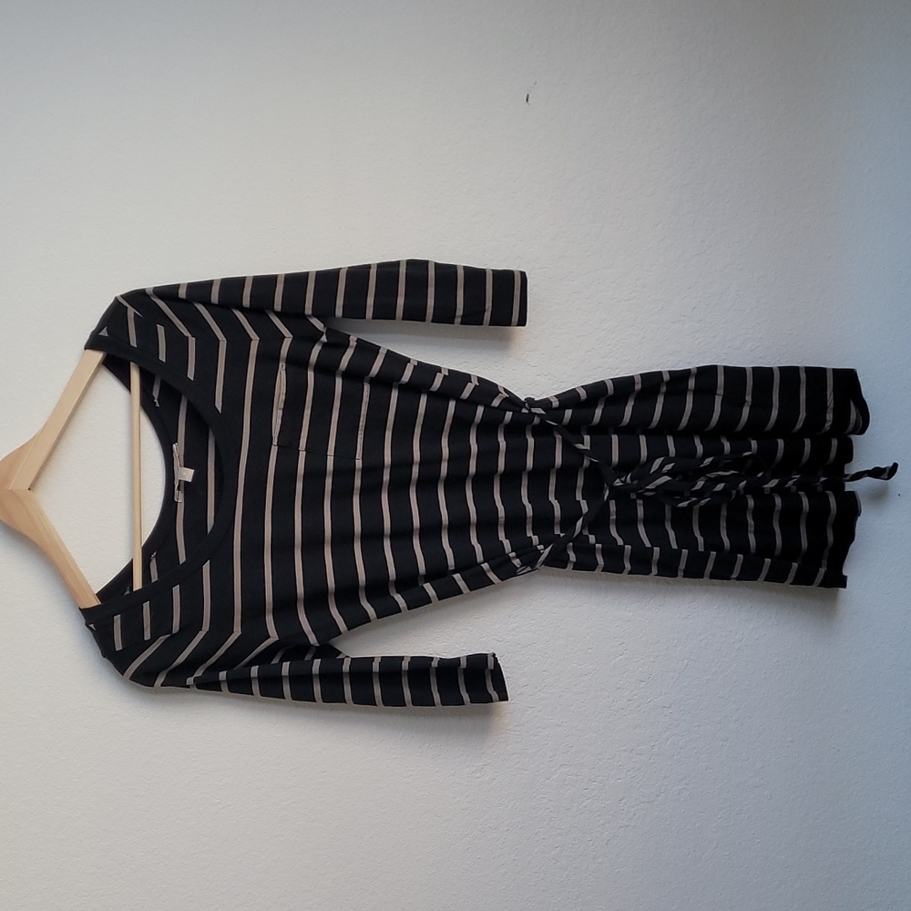 Banana Republic striped cotton dress